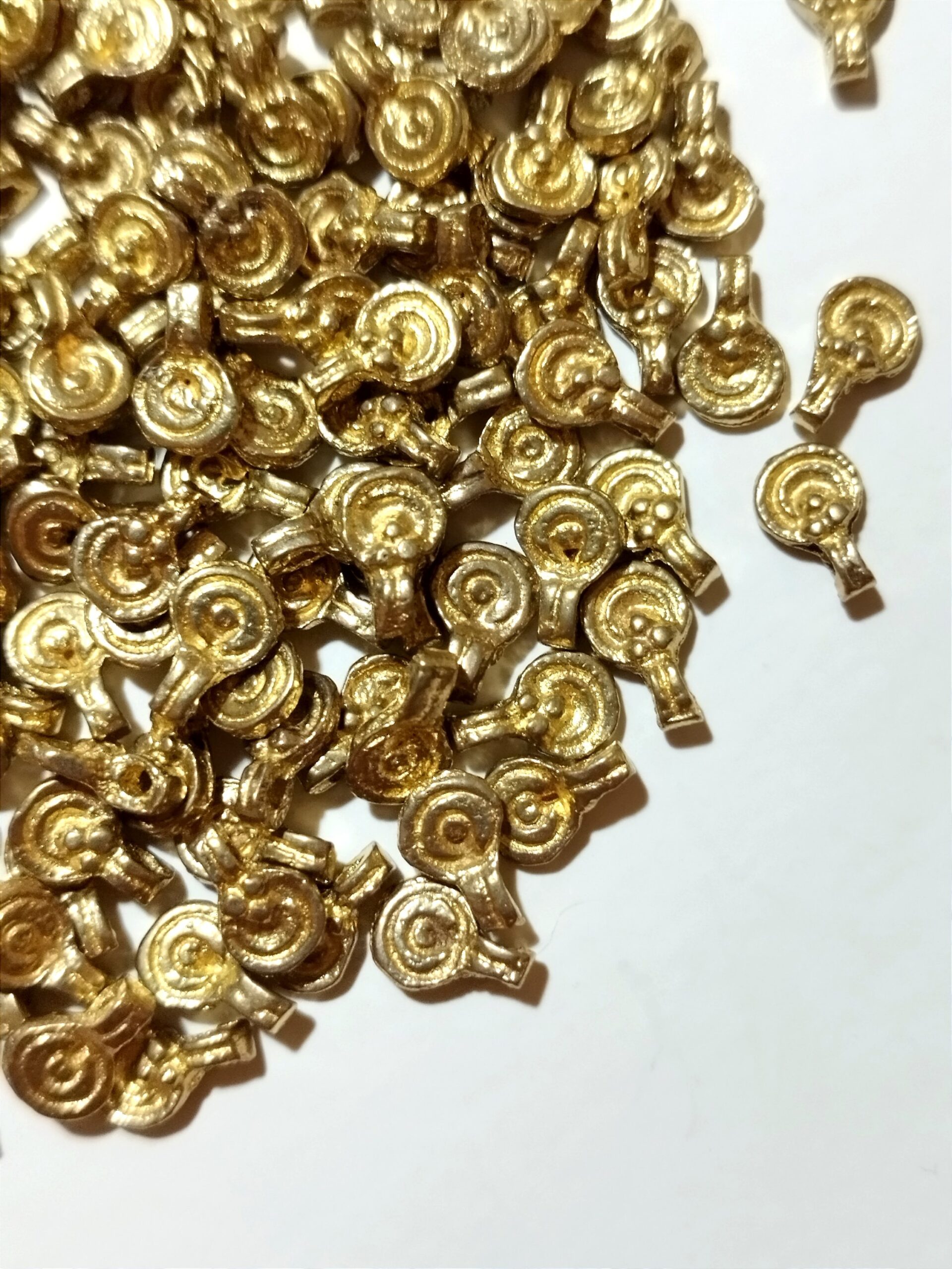 Brass Charms for Jewelry Making and micro macrame