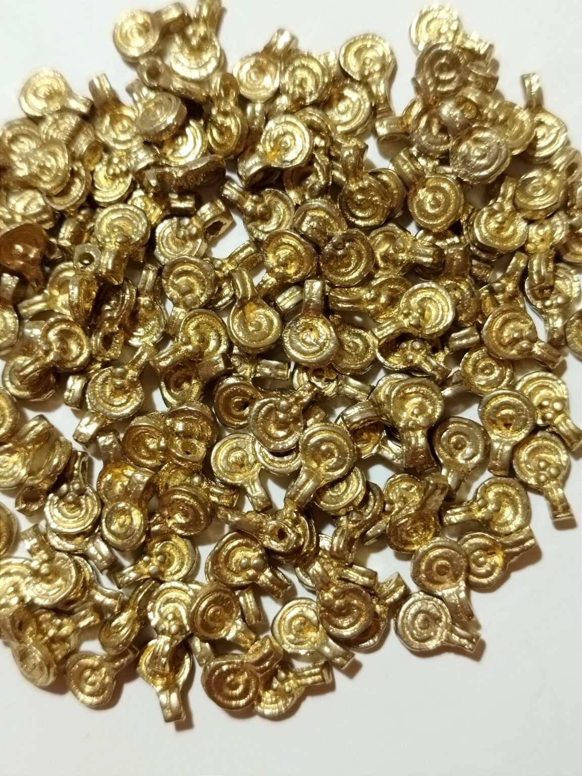 Brass Charms for Jewelry Making and micro macrame