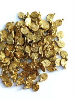 Oval Brass charms
