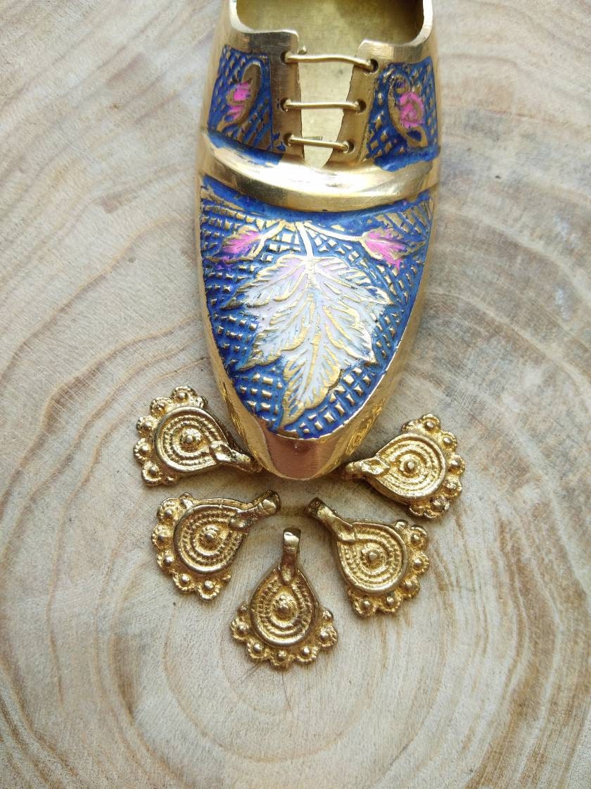 Authentic raw brass charms - over 200 models avaliable