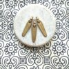 Brass Dagger Charms – Unique ethnic pendants for handmade jewelry!