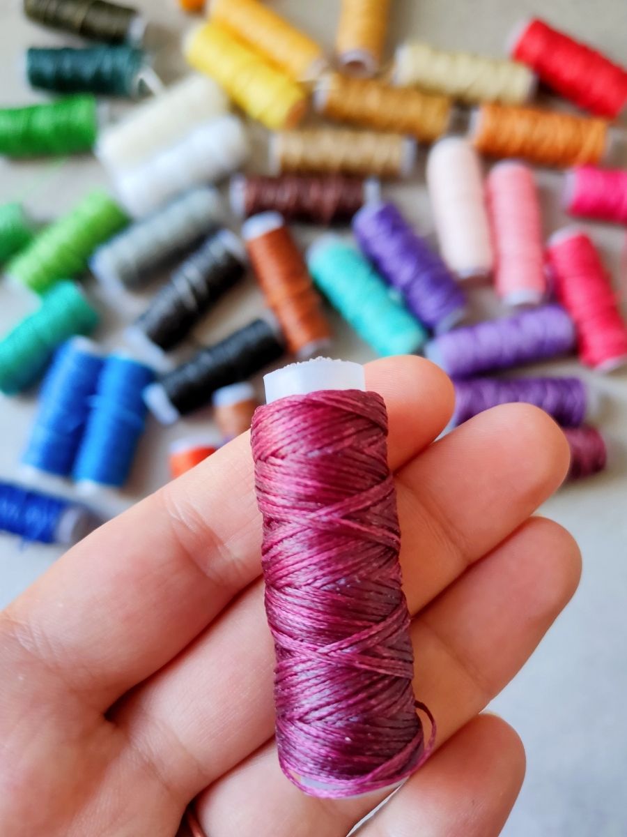 1mm Waxed Cord in Assorted Colors – Micro Macrame Set