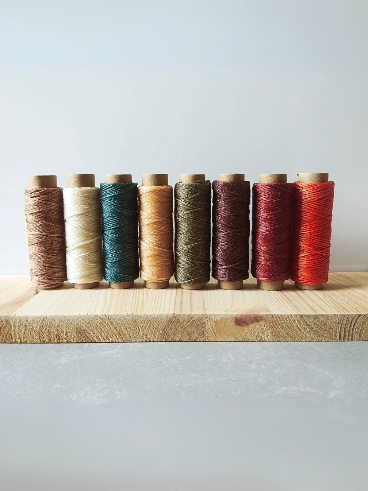 1mm Waxed Thread – 8 spool bundle perfect for autumn macramé projects