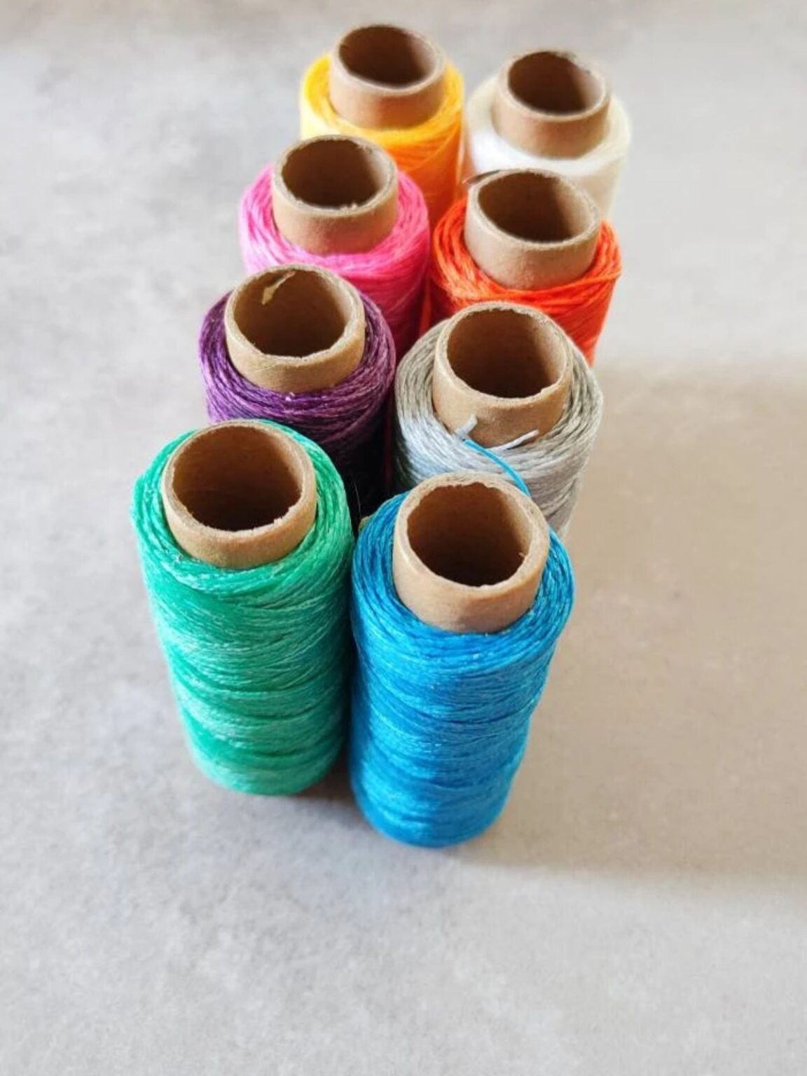 1mm Polyester Cord – 8 spools for micro macramé and handmade accessories