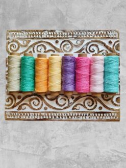 Flat macrame cord – pastel macramé string set, free shipping