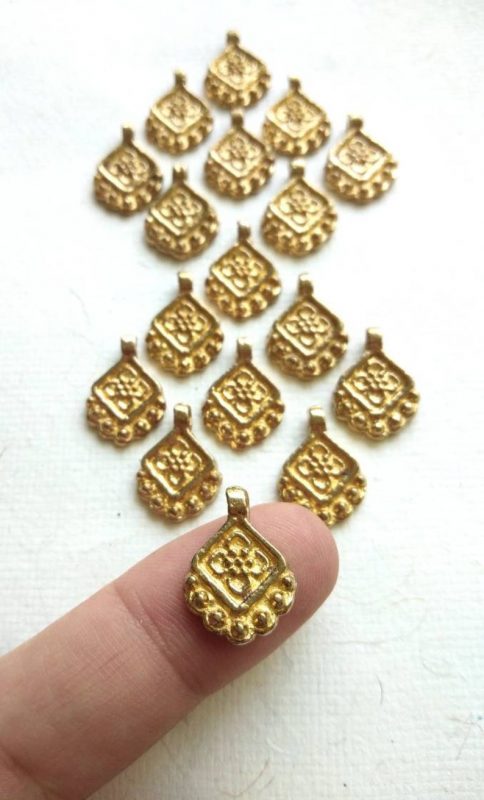 Brass Charms for Jewelry Making