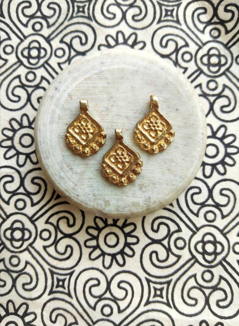 Brass Charms for Jewelry Making
