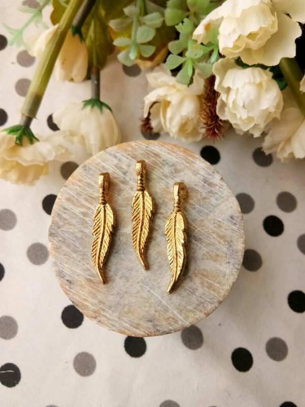 Feather Charms for macrame and jewelry making