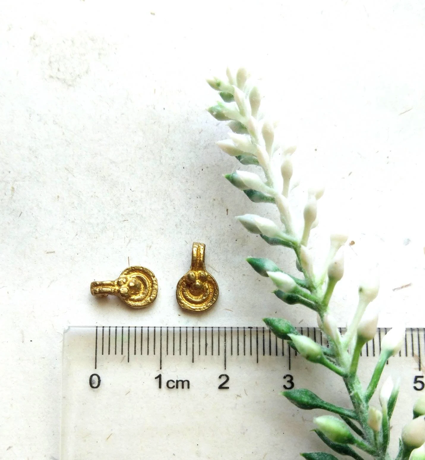 Brass Charms for Jewelry Making and micro macrame