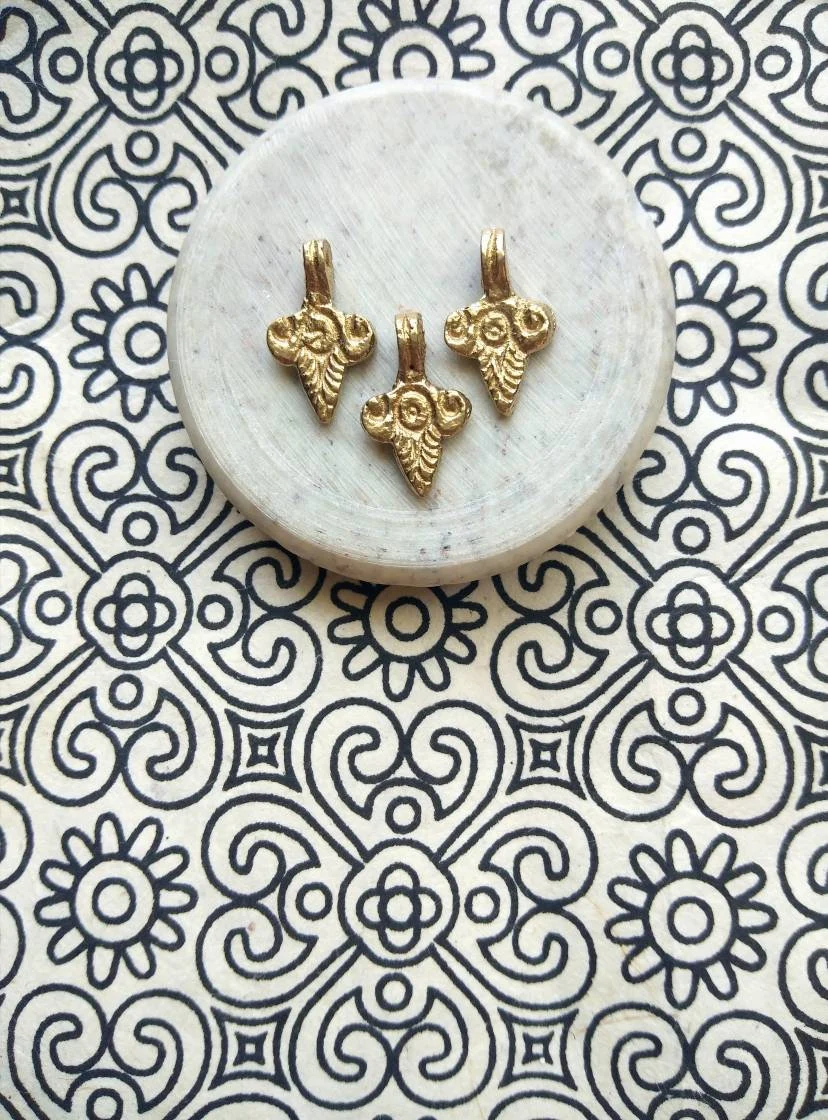 Vintage Brass Charms for Elegant DIY Jewelry Designs