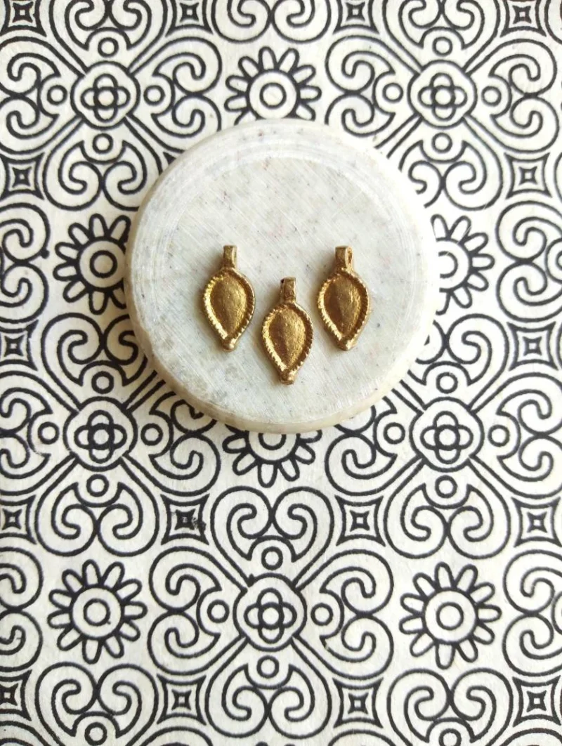 Brass Charms for Jewelry Making and micro macrame