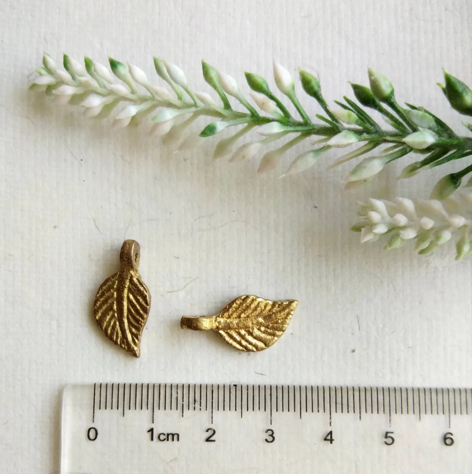 Brass Charms for Jewelry Making and micro macrame