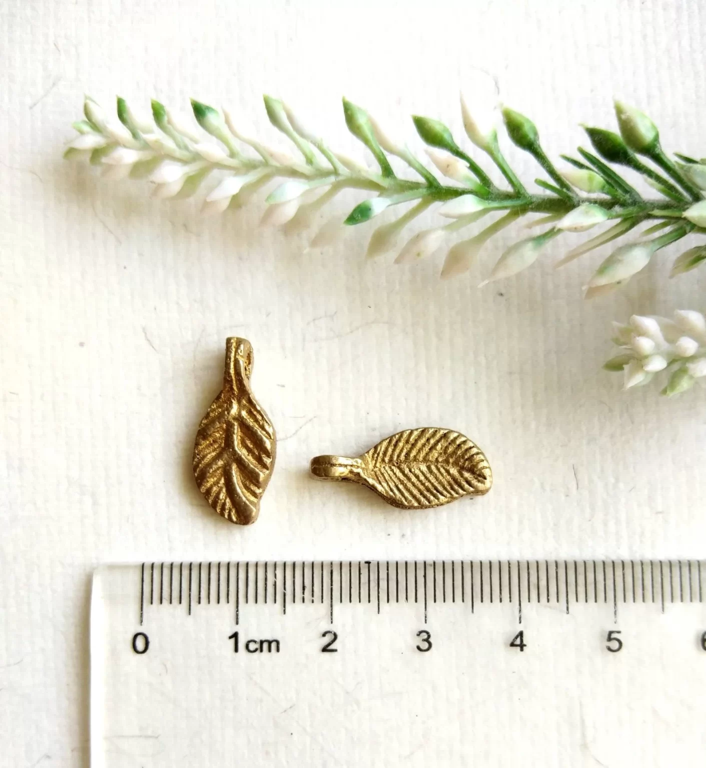 Brass Charms for Jewelry Making and micro macrame