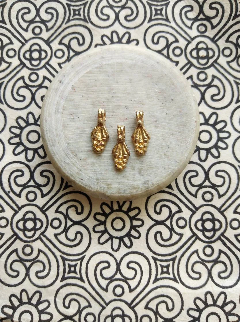 Brass Charms for Jewelry Making and micro macrame