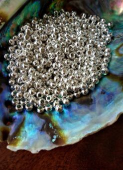 4mm Silver-filled Round Beads