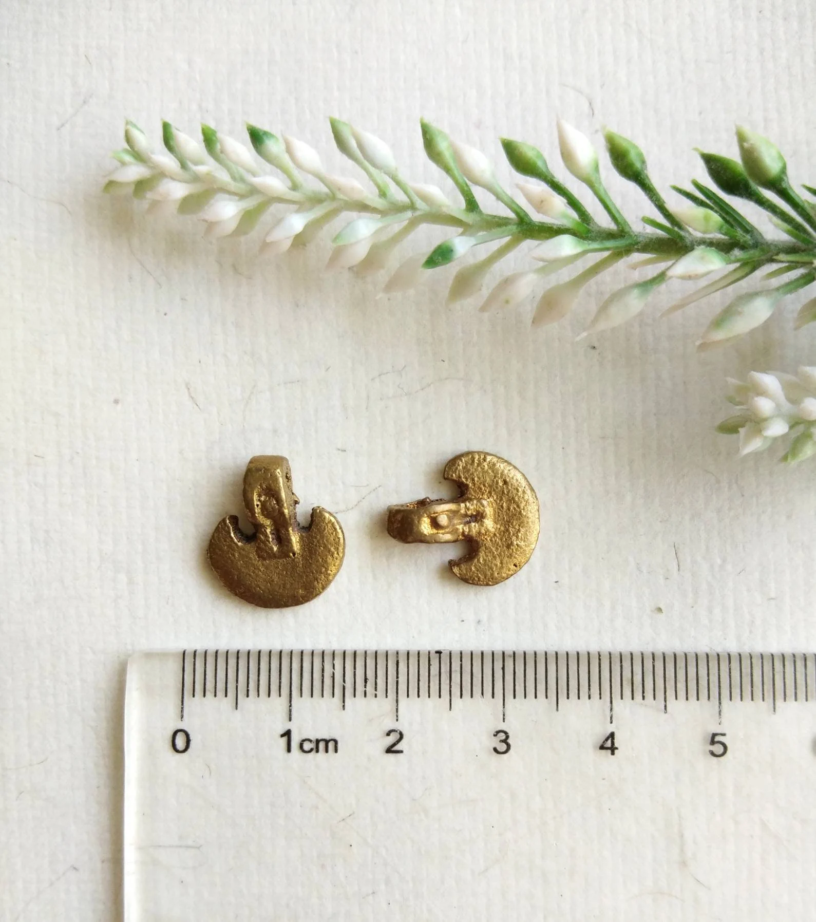 Brass Charms for Jewelry Making and micro macrame