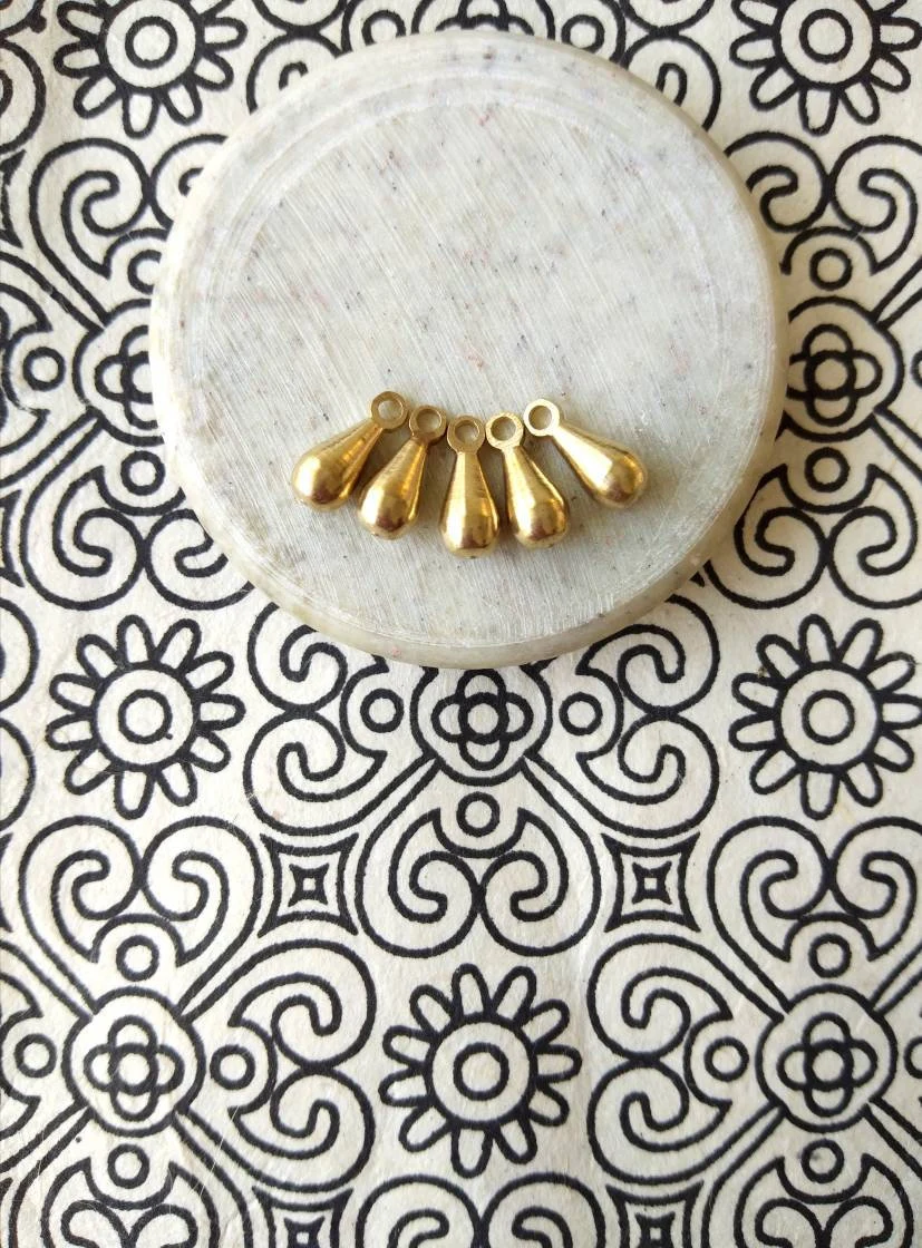 Drop charms for jewelry making