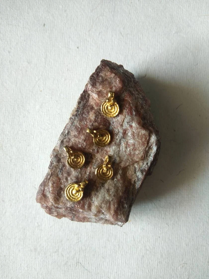 High-Quality Spiral Charms 11mm for Micro Macramé Jewelry