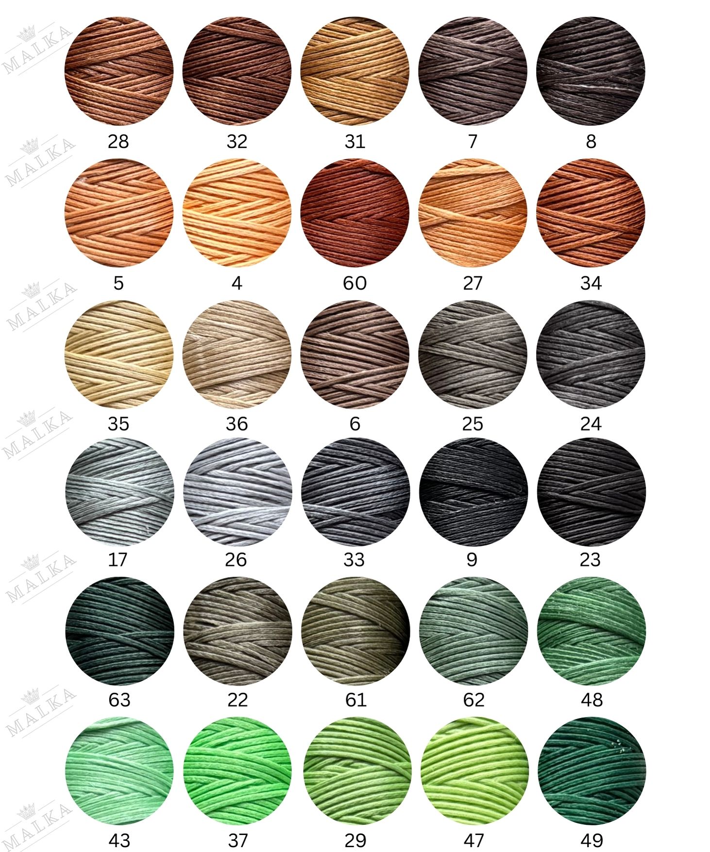 0.8mm Waxed macrame Cord sets