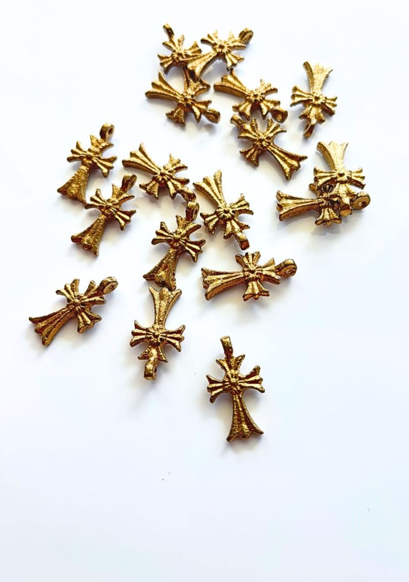 BRASS CROSS CHARMS