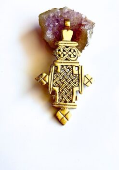 Large Ethiopian Brass Cross