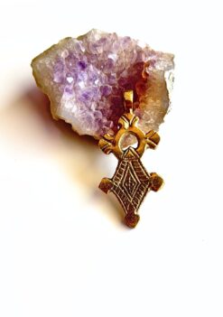 Boho Brass Tribal Cross