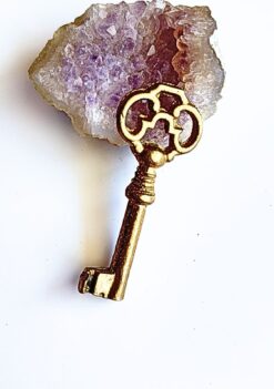 Boho Brass Key Pendant