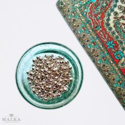 3mm Silver-Filled Round Beads