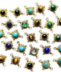 Mix Stones Mandala Charms