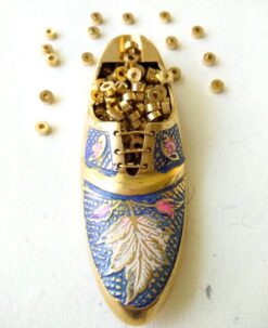 3MM Unique Brass Donut Beads