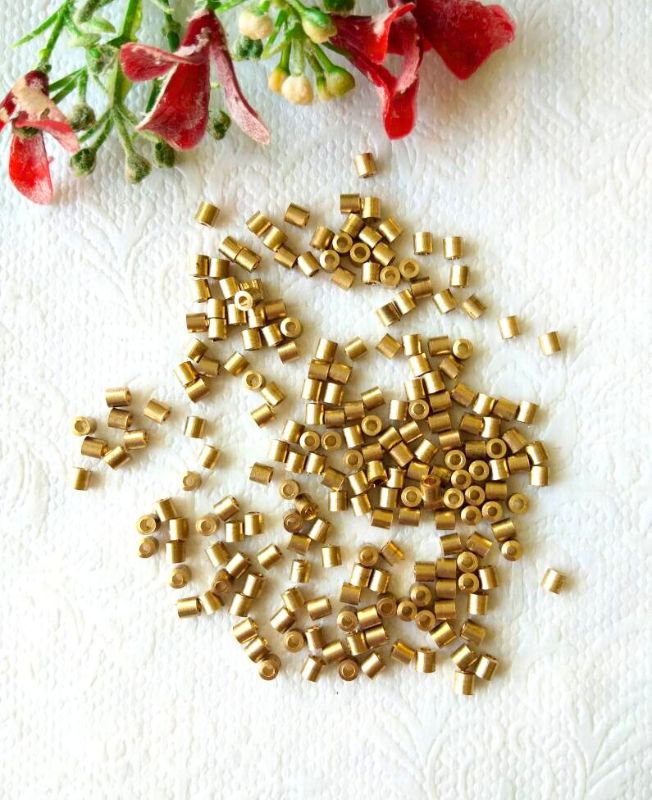 3MM Brass Pipe Geometric Tyre Beads