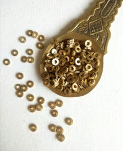 2MM Brass Donuts Geometric Beads