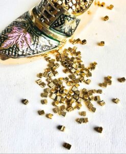 2MM Brass Square Geometric Beads