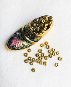 2.5MM Brass Donuts Geometric Beads