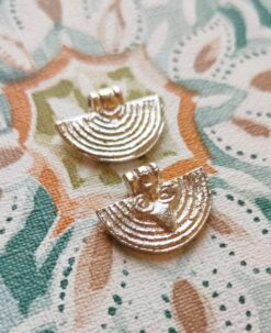 Silver Filled Semi Circle Charms