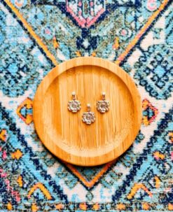 Silver Filled Flower Charms