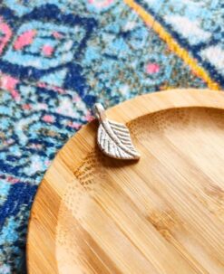 Silver Filled Leaf Charms