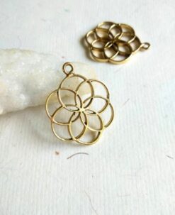 Interlock Sacred Bloom Brass Special Charms