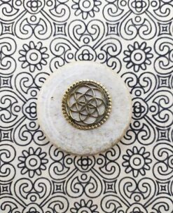 Celestial Bloom Brass Disc Brass Special Charms