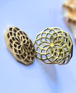 Beautiful Gold Geometric Mandala Brass Special Charms