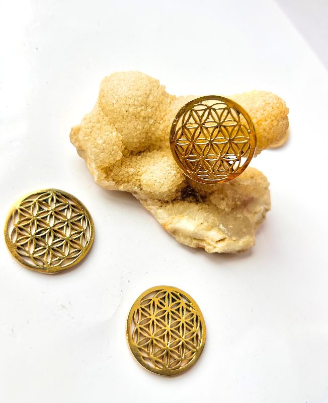 Medallion Life Of Flower Brass Special Charms