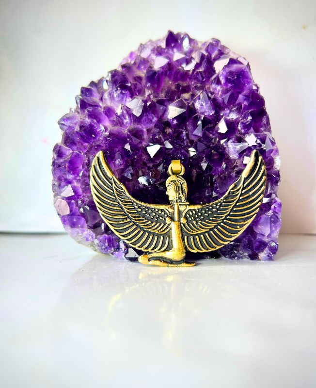 1/3/10 Pieces Winged Egyptian Isis Brass Pendant