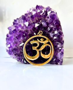 1/3/10 Pieces Om Symbol Brass Pendant