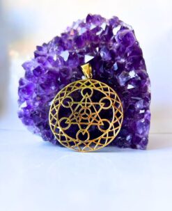 1/3/10 Pieces Metatron’s Cube Brass Pendant