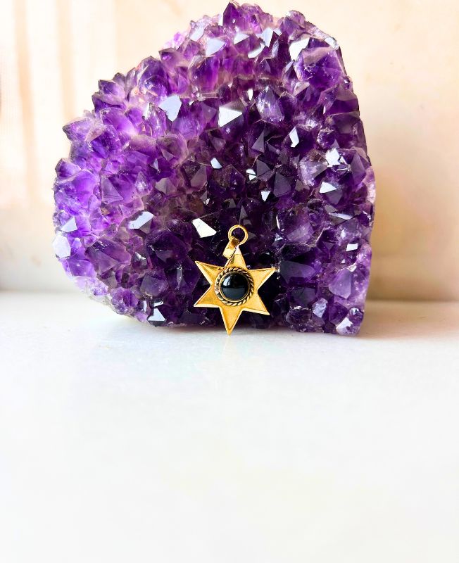 1/3/10 Pieces Star of David Brass Pendant