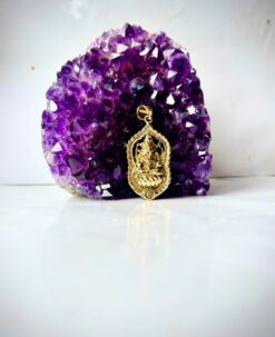 1/3/10 Pieces Ganesh Shield Brass Pendant