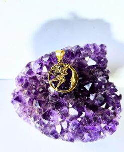 1/3/10 Pieces Enchanting Fairy Crescent Brass Pendant