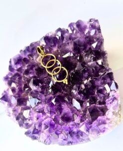 1/3/10 Pieces Triple Oval Loop Brass Pendant