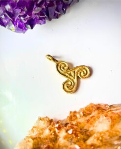 1/3/10 Pieces Celtic Triskelion Brass Pendant