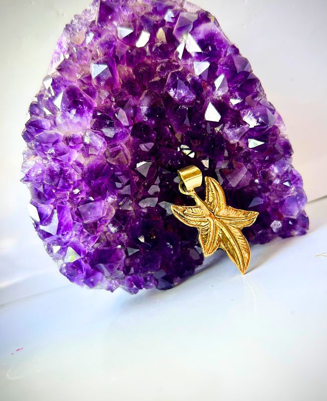 1/3/10 Pieces Ivy Leaf Brass Pendant